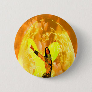Badge Rond 5 Cm Luciole