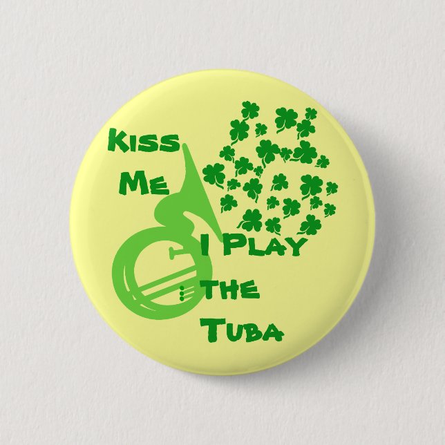 Badge Rond 5 Cm Lucky Tuba (Devant)