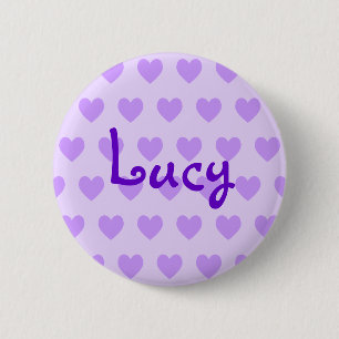Badge Rond 5 Cm Lucy en violet