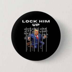 Badge Rond 5 Cm Lui fait monter l'anti-trump