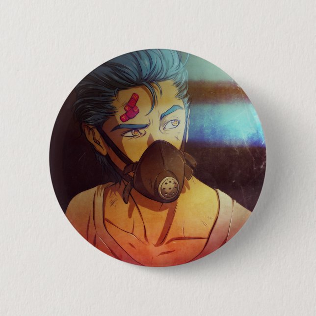 Badge Rond 5 Cm Luisant (Devant)