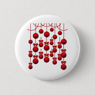 Badge Rond 5 Cm lumières de noël