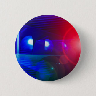 Badge Rond 5 Cm lumières rouges et bleues de police
