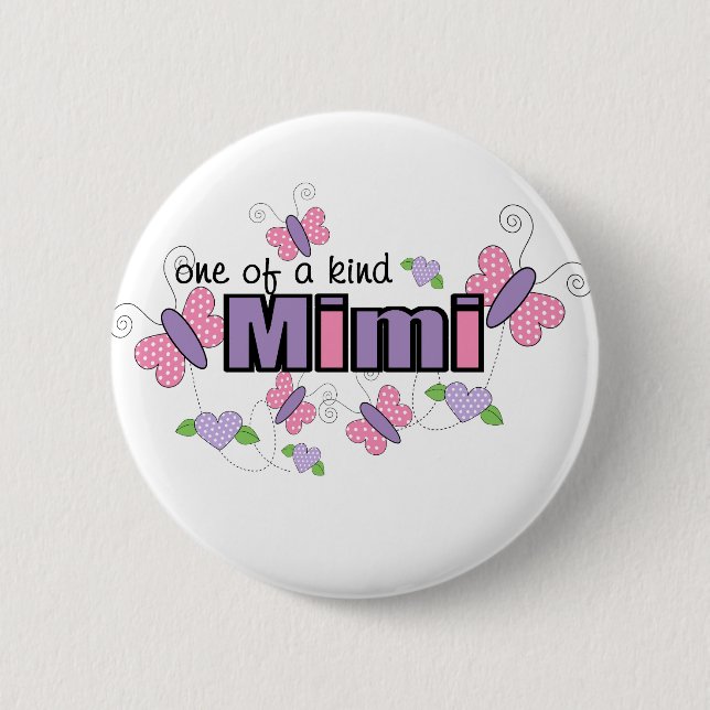Badge Rond 5 Cm L'un d'un Mimi aimable (Devant)