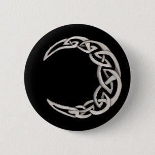 Badge Rond 5 Cm Lune celtique