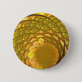 Badge Rond 5 Cm Lune lumineuse de fleur