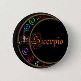 Badge Rond 5 Cm Lunes de Scorpio