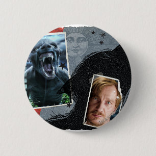 Badge Rond 5 Cm Lupin - Loup-garou