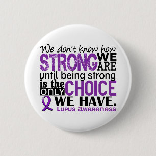 Badge Rond 5 Cm Lupus comme nous forts sommes