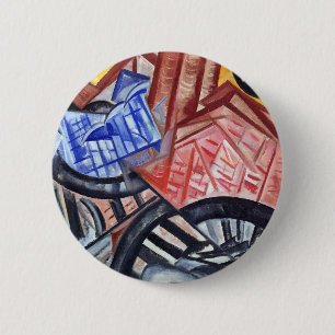 Badge Rond 5 Cm L'usine et le pont