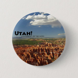 Badge Rond 5 Cm L'Utah