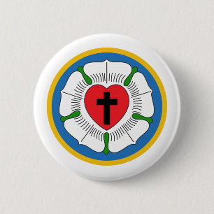 Badge Rond 5 Cm Luthers s'est levé