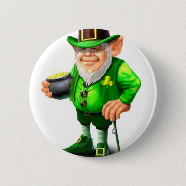 Badge Rond 5 Cm Lutin (Devant)