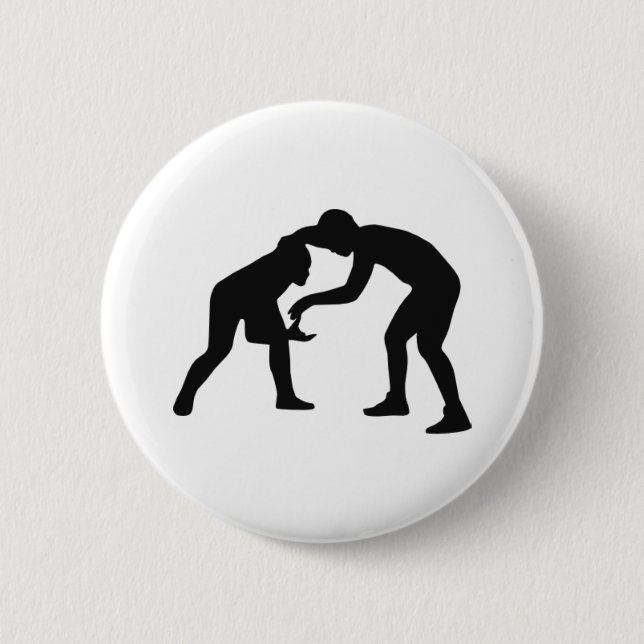 Badge Rond 5 Cm Lutte (Devant)