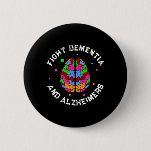 Badge Rond 5 Cm Lutte contre la démence
