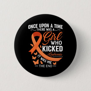 Badge Rond 5 Cm Lutte contre la leucémie Cancer Ruban