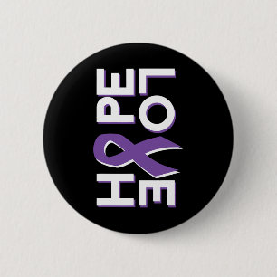 Badge Rond 5 Cm Lutte contre le cancer du pancréas Ruban 14