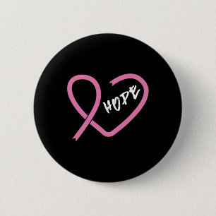 Badge Rond 5 Cm Lutte contre le cancer du sein Ruban 1