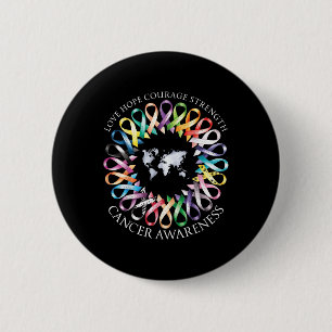 Badge Rond 5 Cm Lutte contre le Ruban Supp