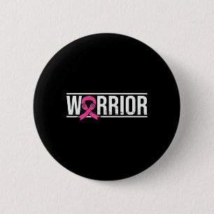 Badge Rond 5 Cm Lutte sur le cancer du sein du ruban