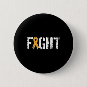 Badge Rond 5 Cm Lutter contre la leucémie Cancer Militaire