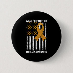 Badge Rond 5 Cm Lutter contre la leucémie Sensibilisation Orange R