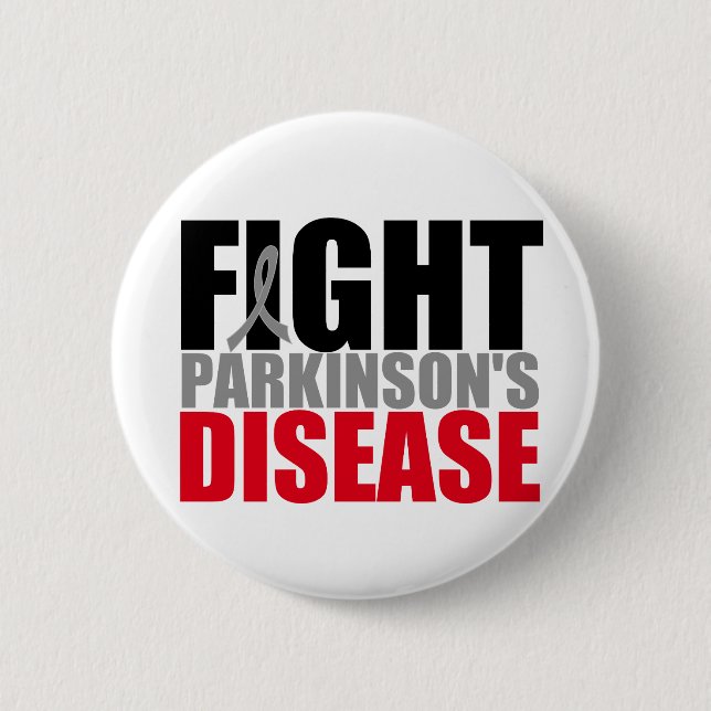 Badge Rond 5 Cm Lutter contre la maladie des parkisons (Devant)