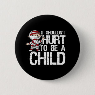 Badge Rond 5 Cm Lutter contre la maltraitance envers les enfants C