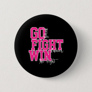 Badge Rond 5 Cm Lutter contre le cancer Pink Breast Cancer Sensibi
