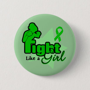 Badge Rond 5 Cm Lutter contre les gants de boxe Moelle osseuse et 