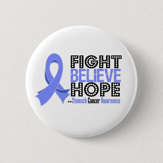 Badge Rond 5 Cm Lutter contre l'espoir - Cancer de l'estomac (Devant)