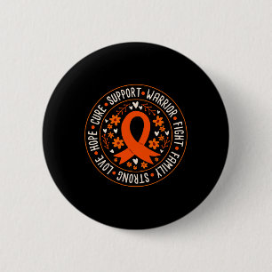 Badge Rond 5 Cm Lutter Famille Forte Amour Espoir Cure Support Leu