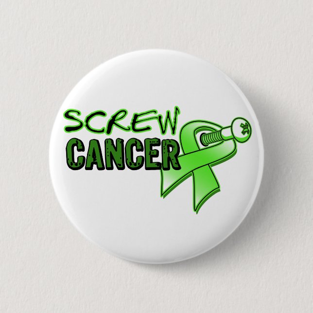 Badge Rond 5 Cm Lymphome de non-Hodgkin (Devant)