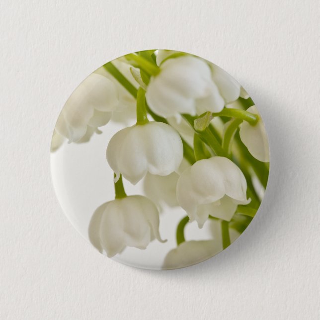 Badge Rond 5 Cm Lys blancs (Devant)