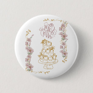 Badge Rond 5 Cm m. et mme