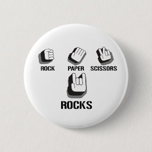 Badge Rond 5 Cm \ m roche dessus