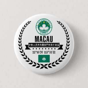 Badge Rond 5 Cm Macao