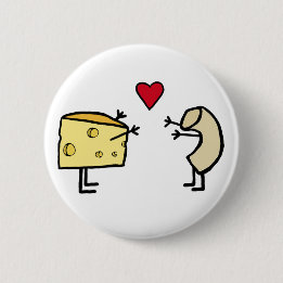 Badge Rond 5 Cm Macaroni et fromage