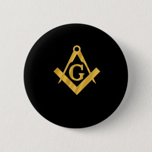 Badge Rond 5 Cm "Maçon maçonnique pendant la vie "