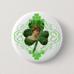 Badge Rond 5 Cm Madame assez irlandaise