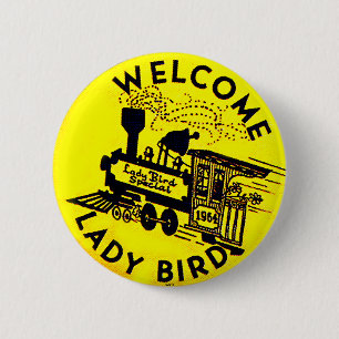 Badge Rond 5 Cm Madame Bird - bouton