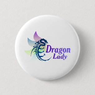 Badge Rond 5 Cm Madame de dragon