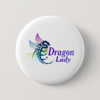 Badge Rond 5 Cm Madame de dragon