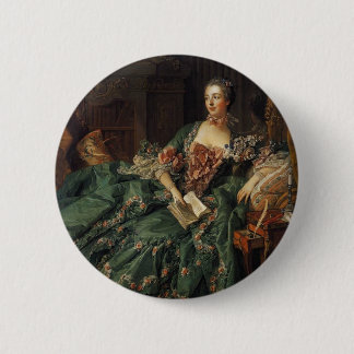 Badge Rond 5 Cm Madame de Pompadour