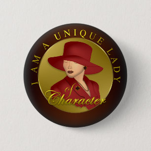 Badge Rond 5 Cm Madame unique Of Character