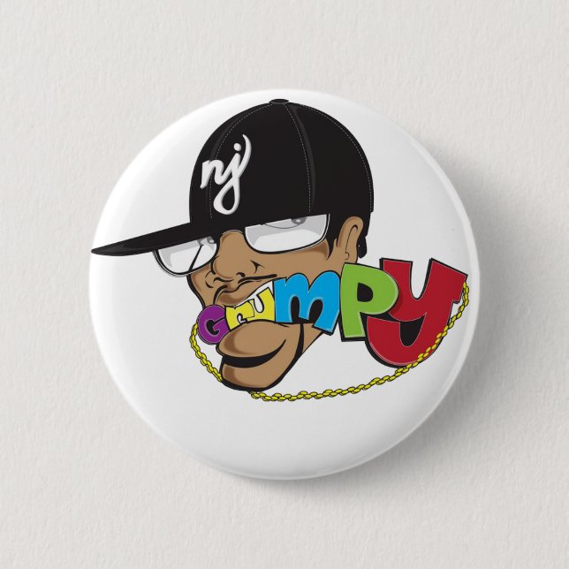 BADGE ROND 5 CM MAGASIN GRINCHEUX (Devant)