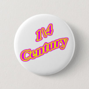 Badge Rond 5 Cm magenta de 1 \ 4 siècles