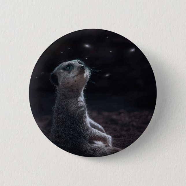 Badge Rond 5 Cm Magic Meerkat (Devant)