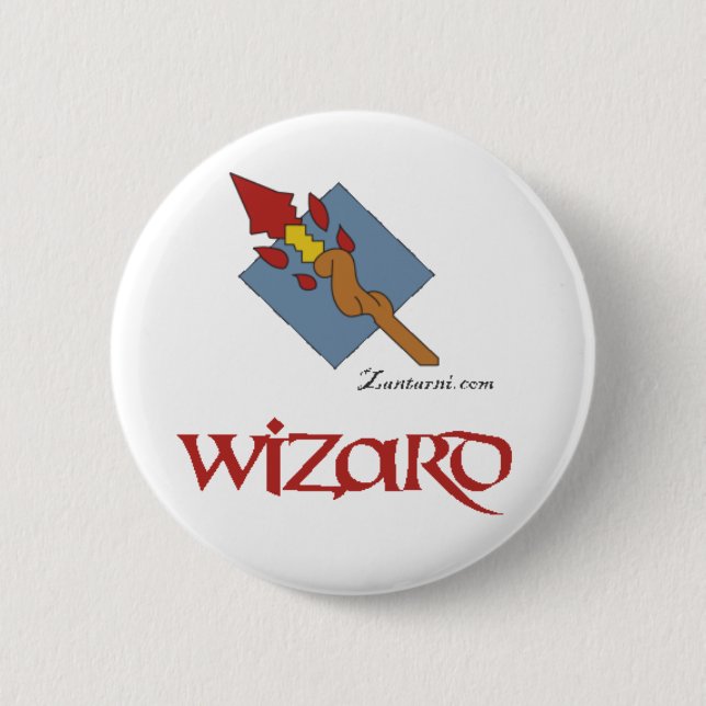 Badge Rond 5 Cm Magicien iconique de Zantarni (Devant)