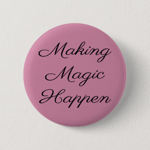 Badge Rond 5 Cm Magie de vacances amusante